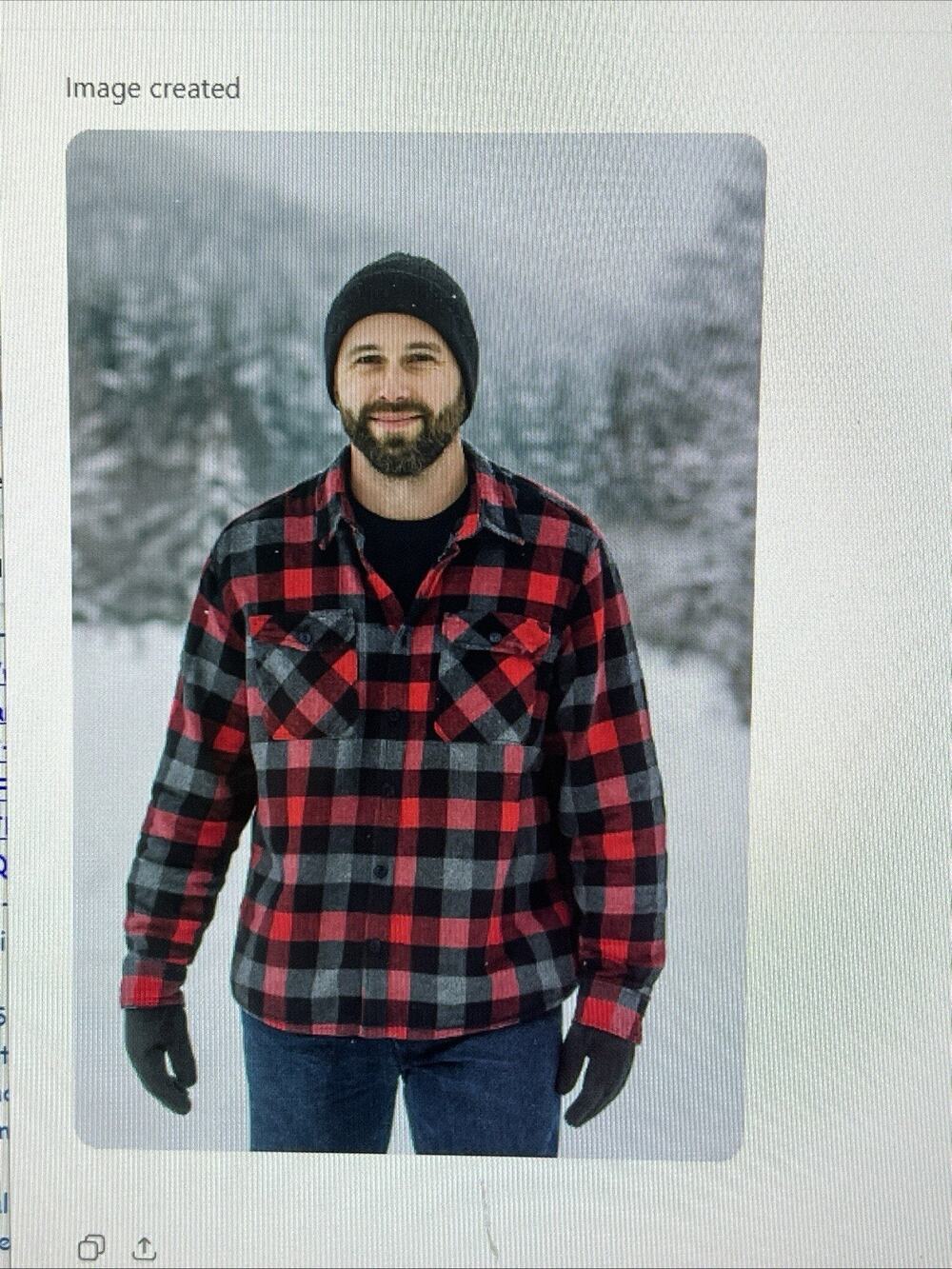 Saks Fifth Avenue Plaid Shaket Hoodie red Black Small fleece lined flannel large